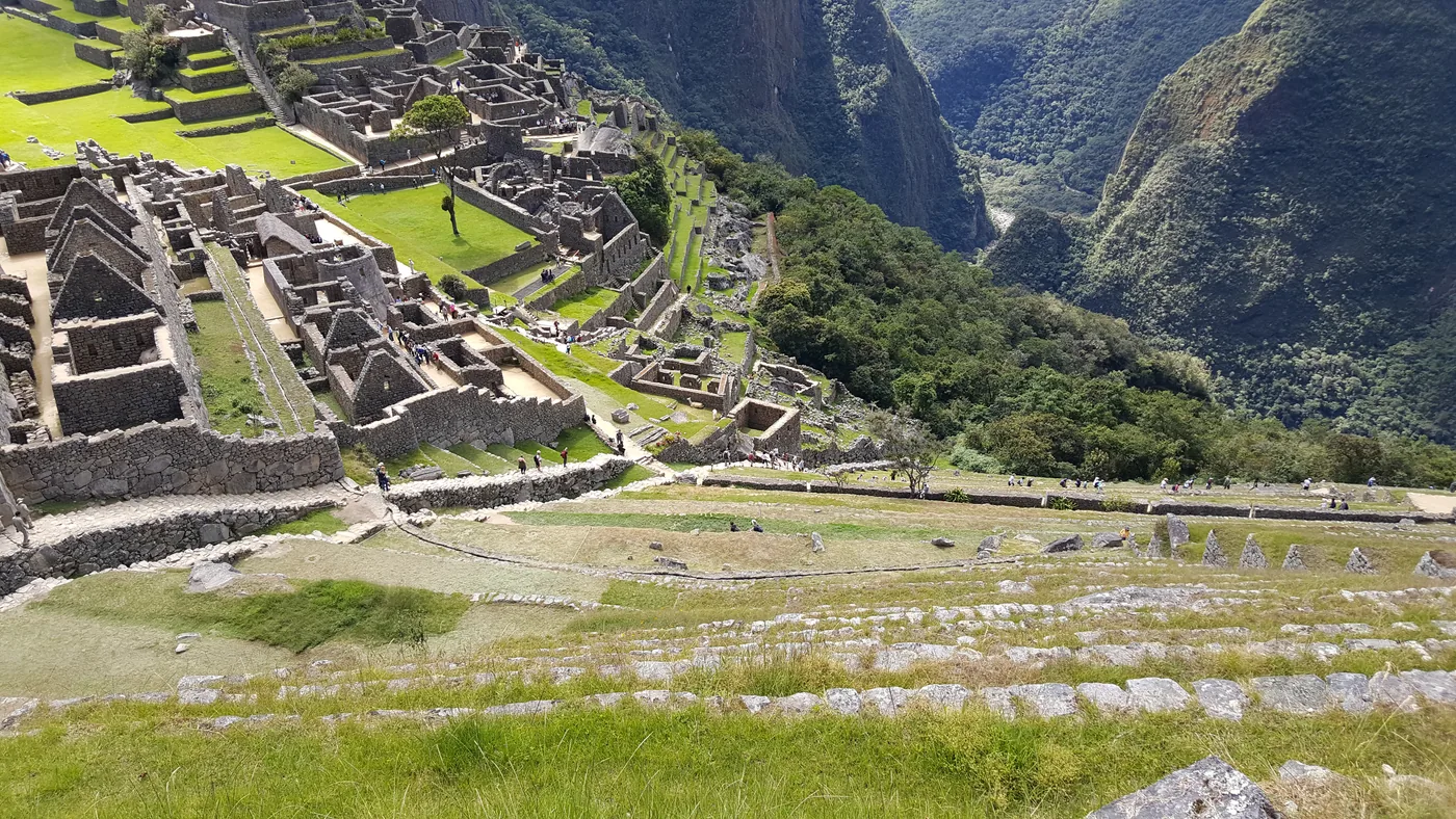 As ruínas de Machu Picchu